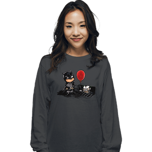 Secret_Shirts Long Sleeve Shirts, Unisex / Small / Charcoal Batman IT
