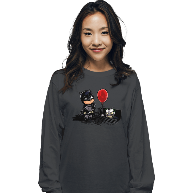 Secret_Shirts Long Sleeve Shirts, Unisex / Small / Charcoal Batman IT