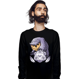 Daily_Deal_Shirts Long Sleeve Shirts, Unisex / Small / Black Owlbear Dice