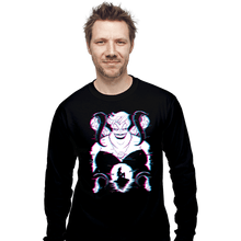 Load image into Gallery viewer, Daily_Deal_Shirts Long Sleeve Shirts, Unisex / Small / Black Glitched Ursula
