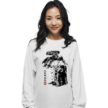 Load image into Gallery viewer, Daily_Deal_Shirts Long Sleeve Shirts, Unisex / Small / White Major Vs Tank Sumi-e
