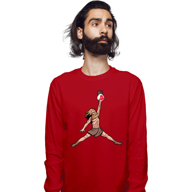 Shirts Long Sleeve Shirts, Unisex / Small / Red Air Wilson