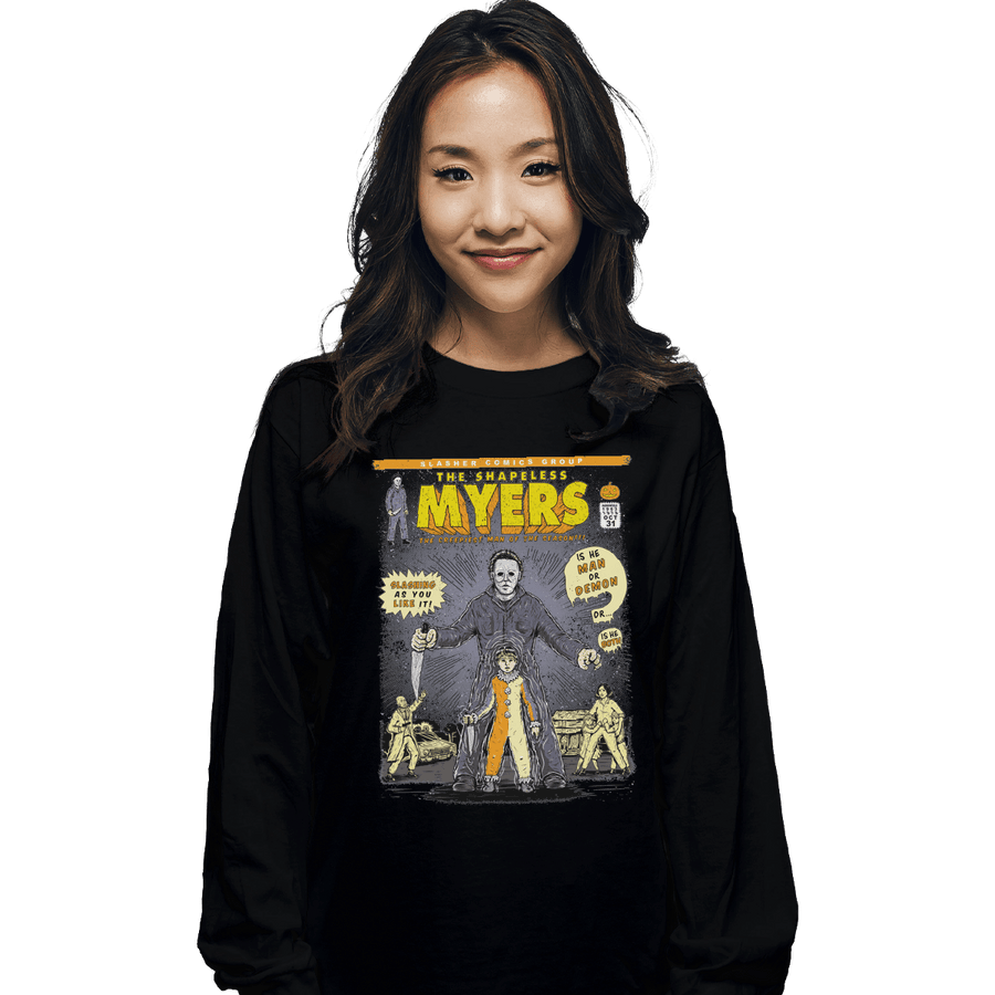 Shirts Long Sleeve Shirts, Unisex / Small / Black The Shapeless Myers