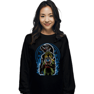 Daily_Deal_Shirts Long Sleeve Shirts, Unisex / Small / Black Fierce Deity