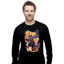 Load image into Gallery viewer, Daily_Deal_Shirts Long Sleeve Shirts, Unisex / Small / Black Saiyan Time Traveller
