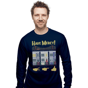 Shirts Long Sleeve Shirts, Unisex / Small / Navy Everywhere