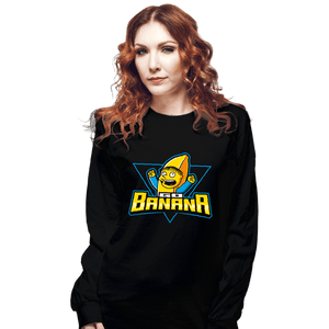 Daily_Deal_Shirts Long Sleeve Shirts, Unisex / Small / Black Go Banana