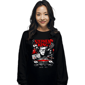 Daily_Deal_Shirts Long Sleeve Shirts, Unisex / Small / Black King Of Horror