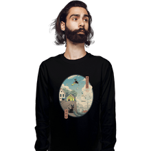 Load image into Gallery viewer, Shirts Long Sleeve Shirts, Unisex / Small / Black Ukiyo-e Delivery
