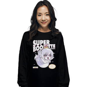 Shirts Long Sleeve Shirts, Unisex / Small / Black Super Boosette