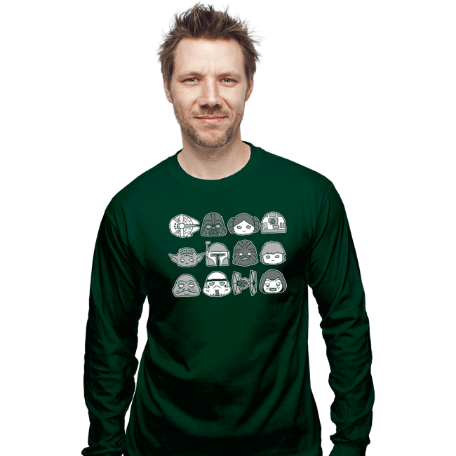 Shirts Long Sleeve Shirts, Unisex / Small / Forest Star Lover