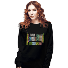 Load image into Gallery viewer, Secret_Shirts Long Sleeve Shirts, Unisex / Small / Black Periodic Table Of Horror
