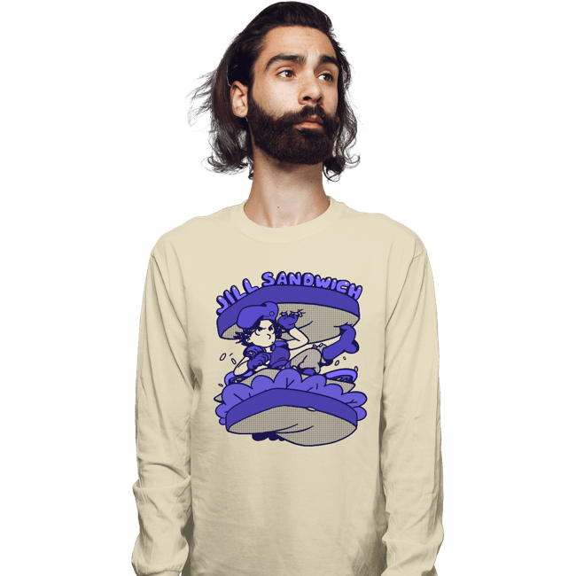 Secret_Shirts Long Sleeve Shirts, Unisex / Small / Natural Jill Sandwich