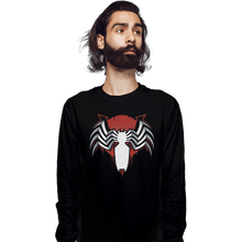 Load image into Gallery viewer, Shirts Long Sleeve Shirts, Unisex / Small / Black V of Symbiote
