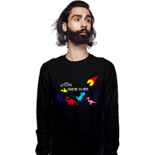 Load image into Gallery viewer, Daily_Deal_Shirts Long Sleeve Shirts, Unisex / Small / Black 8 Bit Extinction
