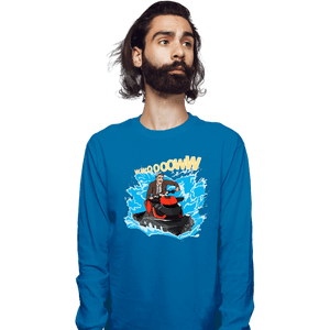 Secret_Shirts Long Sleeve Shirts, Unisex / Small / Sapphire The Little Jet Ski