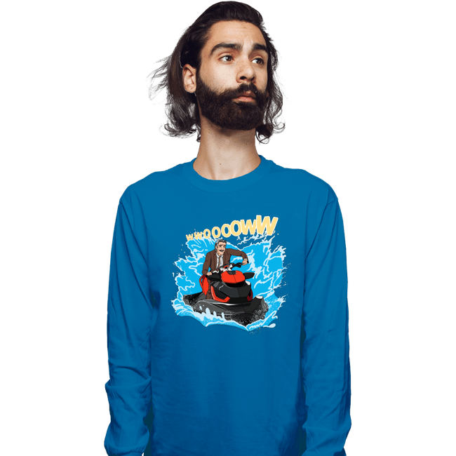 Secret_Shirts Long Sleeve Shirts, Unisex / Small / Sapphire The Little Jet Ski