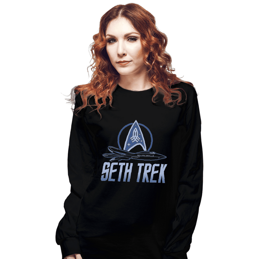 Shirts Long Sleeve Shirts, Unisex / Small / Black Seth Trek