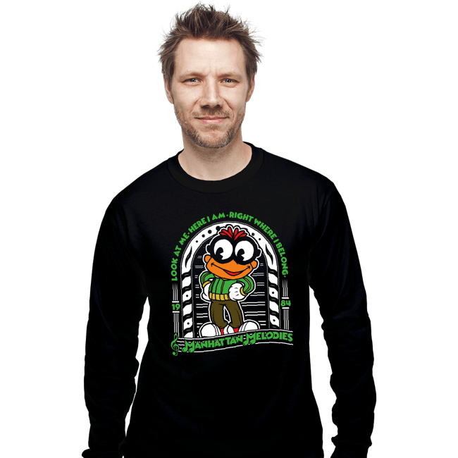 Shirts Long Sleeve Shirts, Unisex / Small / Black Scooter Melodies