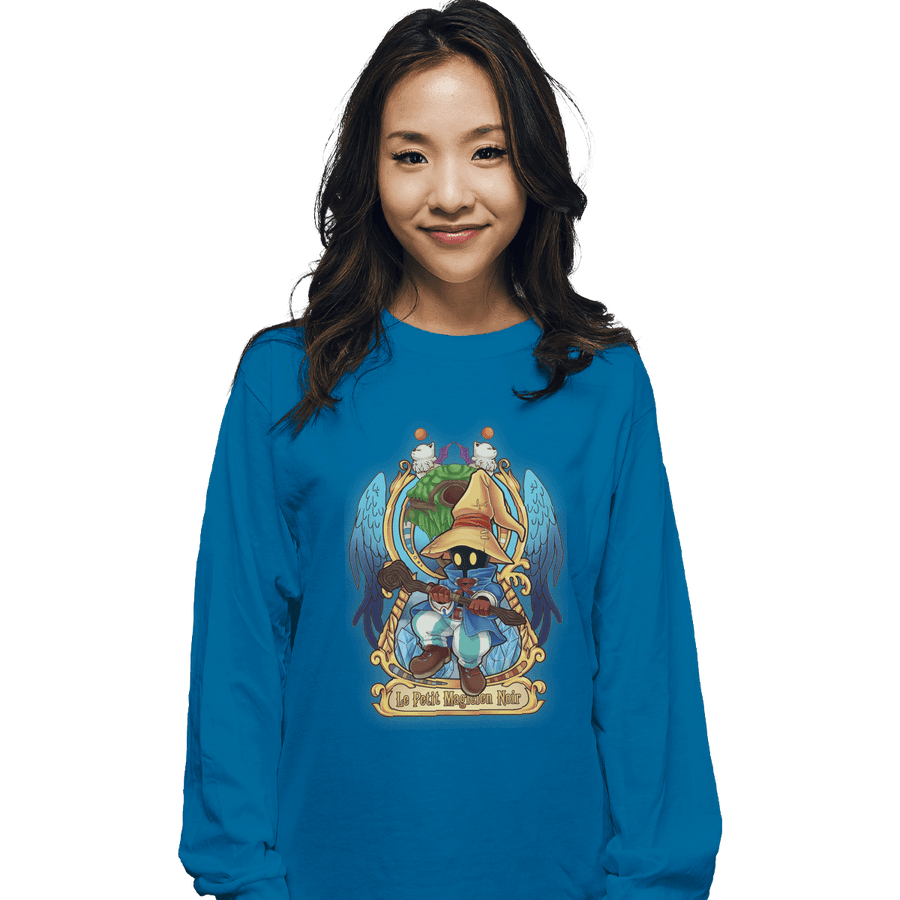 Shirts Long Sleeve Shirts, Unisex / Small / Sapphire Le Petit Magicien Noir