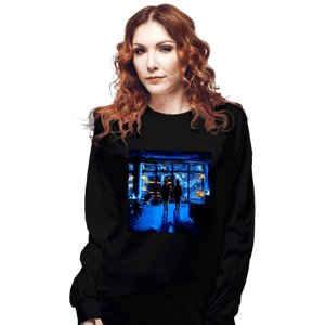 Daily_Deal_Shirts Long Sleeve Shirts, Unisex / Small / Black Van Gogh Never Watched The World Burn