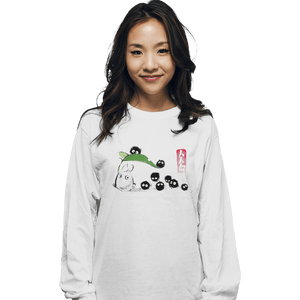 Shirts Long Sleeve Shirts, Unisex / Small / White Ink Forest
