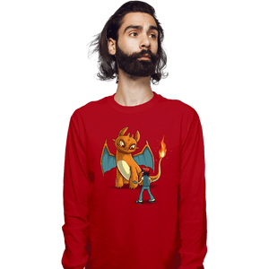 Shirts Long Sleeve Shirts, Unisex / Small / Red How To Train Your Monster