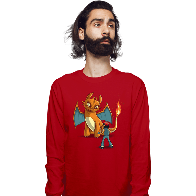 Shirts Long Sleeve Shirts, Unisex / Small / Red How To Train Your Monster
