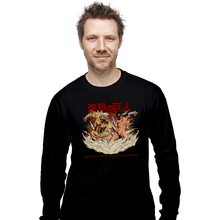 Load image into Gallery viewer, Shirts Long Sleeve Shirts, Unisex / Small / Black Titan VS Titan
