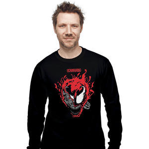 Shirts Long Sleeve Shirts, Unisex / Small / Black Cyber Carnage