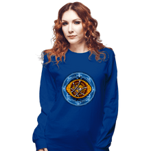 Load image into Gallery viewer, Shirts Long Sleeve Shirts, Unisex / Small / Royal Blue Master Of Time
