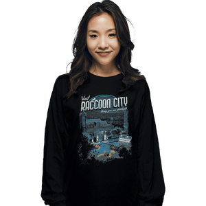 Shirts Long Sleeve Shirts, Unisex / Small / Black Visit Raccoon City