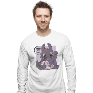 Shirts Long Sleeve Shirts, Unisex / Small / White Maneki Toothless