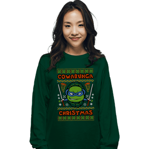 Shirts Long Sleeve Shirts, Unisex / Small / Forest Leonardo Christmas