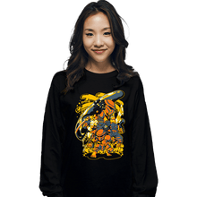 Load image into Gallery viewer, Shirts Long Sleeve Shirts, Unisex / Small / Black Alien vs. Predator Arcade Heroes
