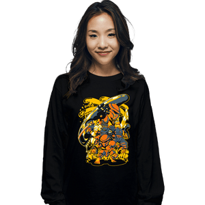 Shirts Long Sleeve Shirts, Unisex / Small / Black Alien vs. Predator Arcade Heroes