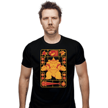 Load image into Gallery viewer, Daily_Deal_Shirts Fitted Shirts, Mens / Small / Black Bowser Model Sprue
