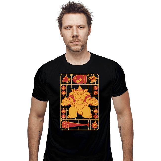 Daily_Deal_Shirts Fitted Shirts, Mens / Small / Black Bowser Model Sprue