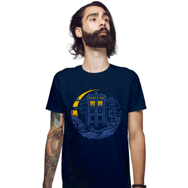 Secret_Shirts Fitted Shirts, Mens / Small / Navy Traveller