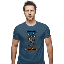 Load image into Gallery viewer, Shirts Fitted Shirts, Mens / Small / Indigo Blue Soot Portals
