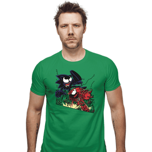 Secret_Shirts Fitted Shirts, Mens / Small / Irish Green Knuckles Vs Sonic