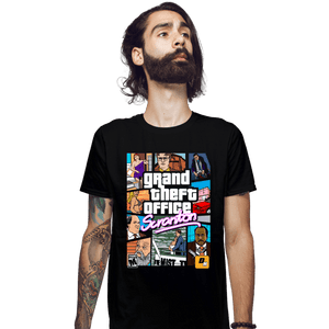 Shirts Fitted Shirts, Mens / Small / Black Grand Theft Office