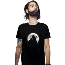 Load image into Gallery viewer, Shirts Fitted Shirts, Mens / Small / Black Moonlight Lord
