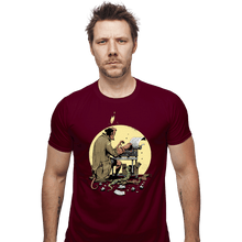Load image into Gallery viewer, Daily_Deal_Shirts Fitted Shirts, Mens / Small / Maroon Hellboy&#39;s Report
