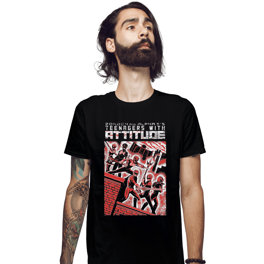 Shirts Fitted Shirts, Mens / Small / Black Teens With Attitude