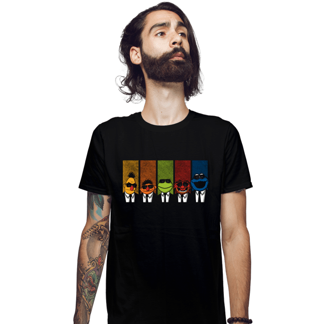 Daily_Deal_Shirts Fitted Shirts, Mens / Small / Black Reservoir Muppets