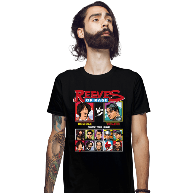 Shirts Fitted Shirts, Mens / Small / Black Reeves Of Rage
