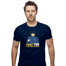 Load image into Gallery viewer, Shirts Fitted Shirts, Mens / Small / Navy Uncle Roy
