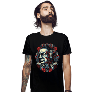 Daily_Deal_Shirts Fitted Shirts, Mens / Small / Black Mind Control Of The Vampire