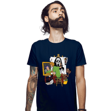Load image into Gallery viewer, Secret_Shirts Fitted Shirts, Mens / Small / Navy The Killer Punk
